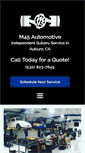 Mobile Screenshot of m45autoserviceauburn.com
